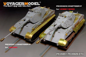 Voyager Model PE35929 WWII German King Tiger (Porsche Turret) For HOBBYBOSS 84530 1/35 – Bild 17