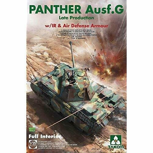 Takom 2121 Panther G Production tardive avec blindage IR et antiaérien 1/35
