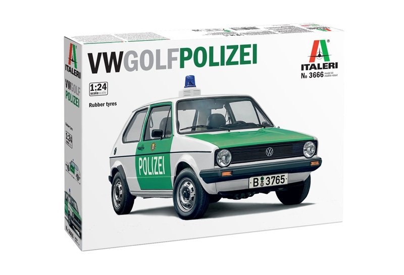 Italeri 3666 VW Golf Polizei 1/24 – imagen 2