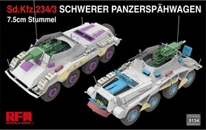 Modèle de champ de seigle 5134 Sd.Kfz. 234/3 Schwerer Panzerspahwagen 7.5cm Stummel 1/35 – image 3