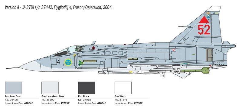 Italeri 2785 SAAB JA 37/AJ 37 VIGGEN 1/48 – Bild 2