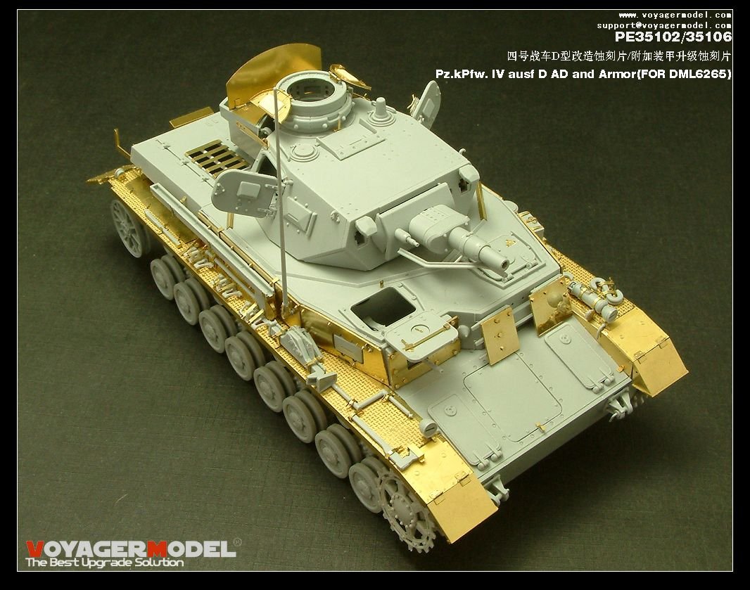 Voyager Model PE35106 Pz.kPfw. IV ausf D AD Armor 1/35 – imagen 6