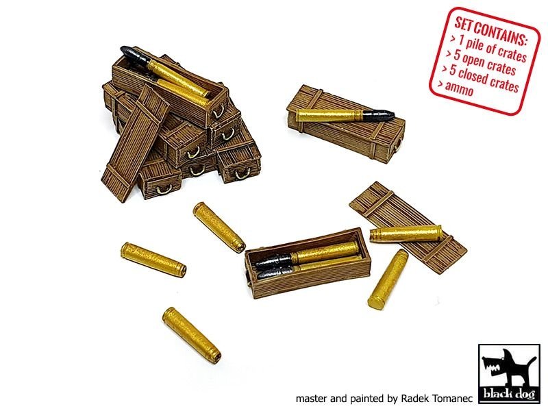 Black Dog T72117 Panther ammo crate 1/72 – immagine 3