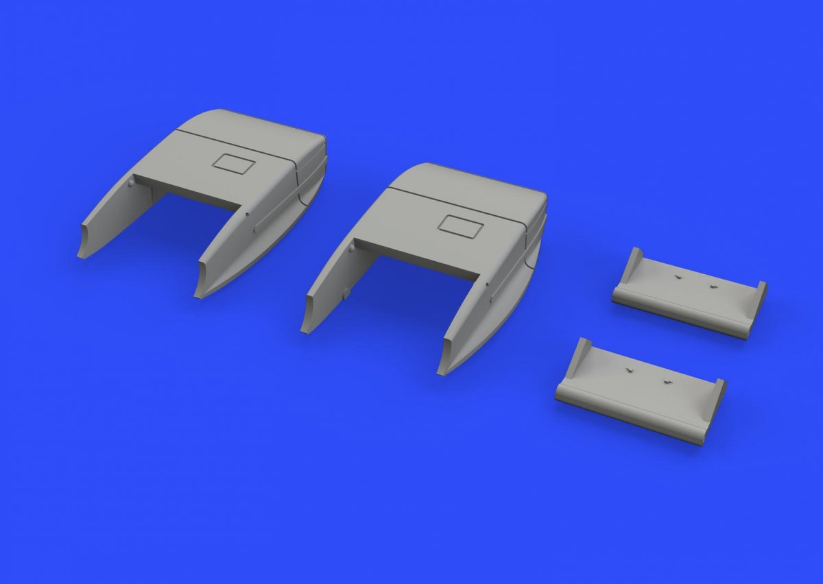Carénages de radiateur Eduard 672173 Spitfire Mk. VIII / IX / XVI EDUARD 1/72 – image 3