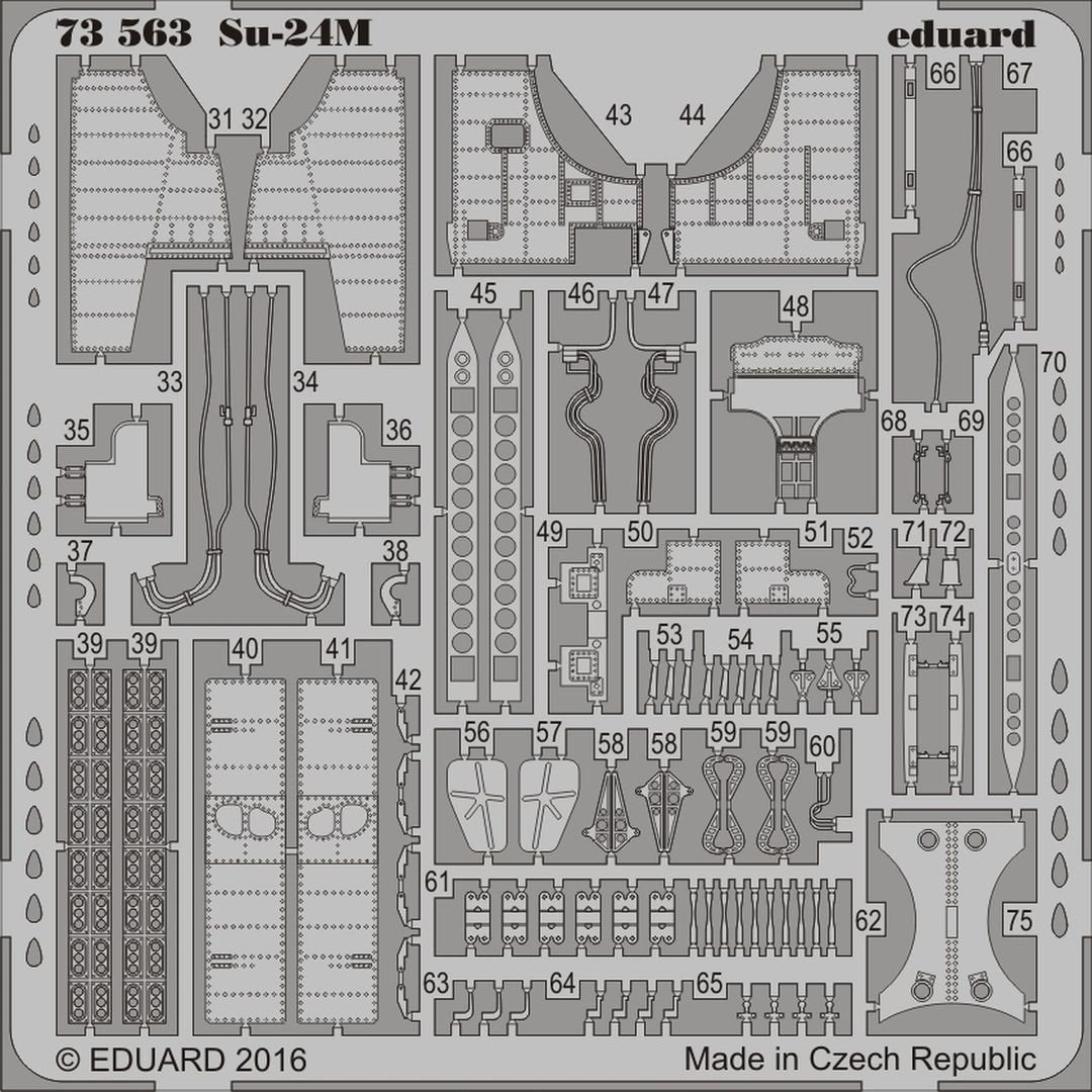 Eduard 73563 Su-24M TRUMPETER 1/72 – immagine 2