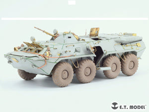 E.T. Model P35-120 Russian BTR-80/80A APC Sagged wheels (Wide) For TRUMPETER Kit 1/35 – immagine 3