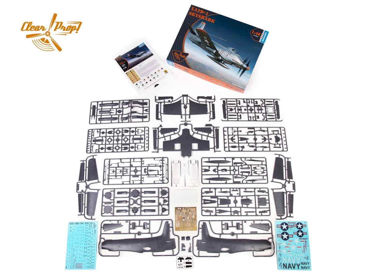 Clear Prop! CP4802 XA2D-1 Skyshark ADVANCED KIT 1/48 – Bild 2