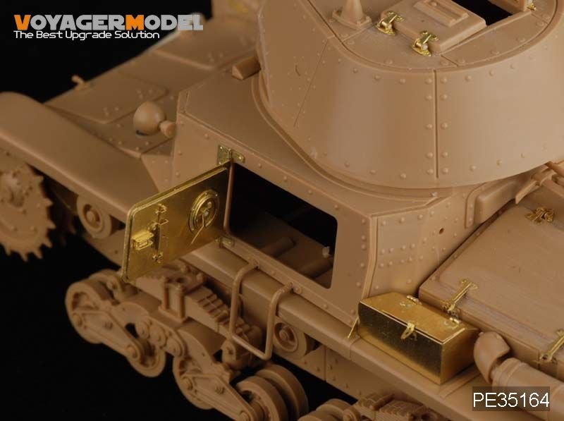 Maquette Voyager PE35164 Char moyen italien M13/40 de la Seconde Guerre mondiale pour TAMIYA 35296 1/35 – image 5