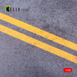 KELIK KS48008 ASPHALT ROAD FOR DRONES OR ANY - ACRYLIC 3 MM (240 X 240 MM) 1/48 – imagen 4