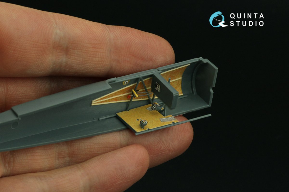 Quinta Studio QD48298 Fokker EV-DVIII 3D-Printed &amp;amp; coloured Interior on decal paper (Eduard) 1/48 – imagen 7