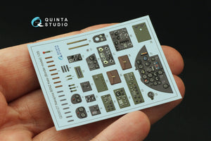Quinta Studio QD35127 Nakajima B5N2 Kate 3D-Printed coloured Interior on decal paper (Border Model) 1/35 – imagen 3