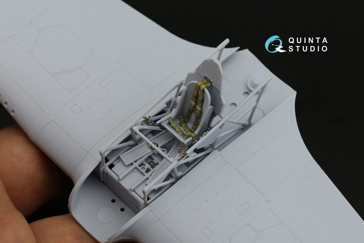 Intérieur imprimé en 3D et coloré sur papier décalcomanie pour la famille Hawker Hurricane (Airfix) - Quinta Studio QD48287 - Échelle 1/48 – image 8