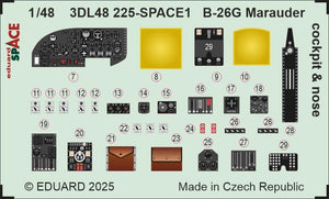 Eduard 3DL48225 B-26G Marauder cockpit &amp;amp; nose SPACE ICM 1/48 – Bild 3