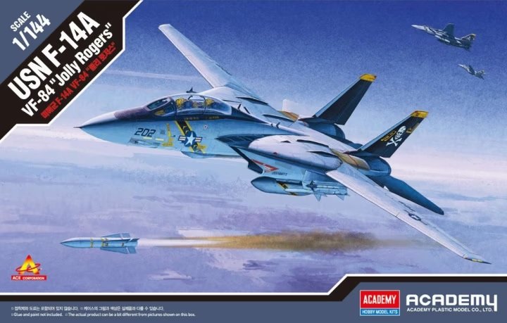 Academy 12626 USN F-14A VF-84 "Jolly Rogers" 1/144