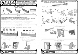Master SM-350-111 Niemieckie działo 8,8cm/35 (3.46in) SK L/35 1/350 – imagen 20