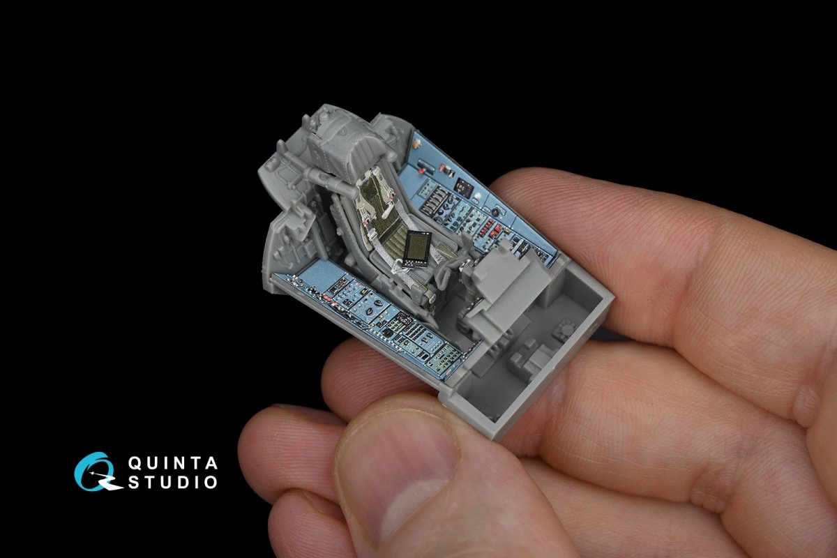 Quinta Studio QD48172 Su-33 3D-Printed &amp;amp; coloured Interior on decal paper (for Kinetic kit) 1/48 – imagen 3