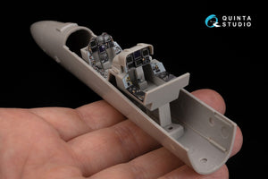 Quinta Studio QD48050 F/A-18F early 3D-Printed &amp;amp; coloured Interior on decal paper (Hasegawa) 1/48 – immagine 7