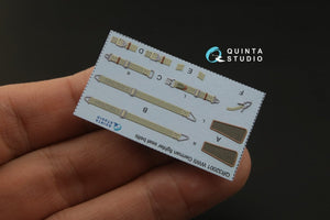 Quinta Studio QD32069 Me 262A 3D-Printed &amp;amp; coloured Interior on decal paper (Revell) 1/32 – imagen 8