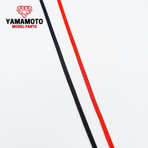 Yamamoto YMPTUN116 Racing Seatbelts 4 Points Set 1 - Black &amp;amp; Red 1/24 – imagen 4