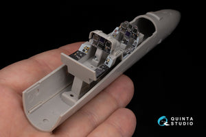Quinta Studio QD48050 F/A-18F early 3D-Printed &amp;amp; coloured Interior on decal paper (Hasegawa) 1/48 – immagine 8