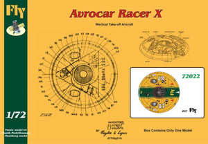 Fly 72022 Avrocar Racer X 1/72