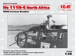 ICM 48265 He 111H-6 North Africa, WWII German Bomber 1/48 – Bild 2