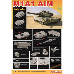 Dragon 7614 M1A1 Abrams AIM 1/72 – immagine 2