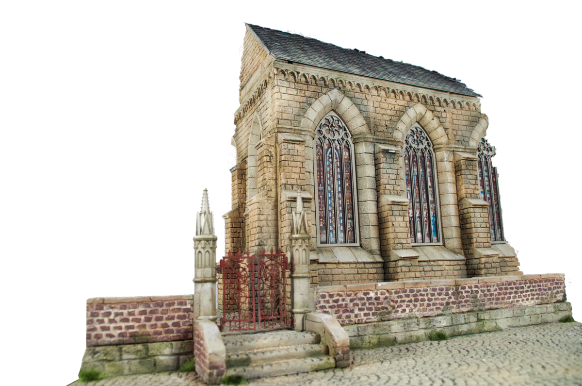 RT-Diorama 35040 Diorama Base: Church Courtyard 1/35 – imagen 5