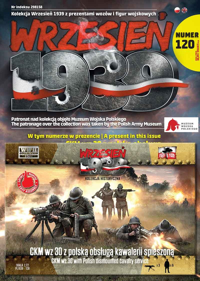 Premier PL120 CKM wz.30 à combattre avec la cavalerie démontée polonaise Service 1/72