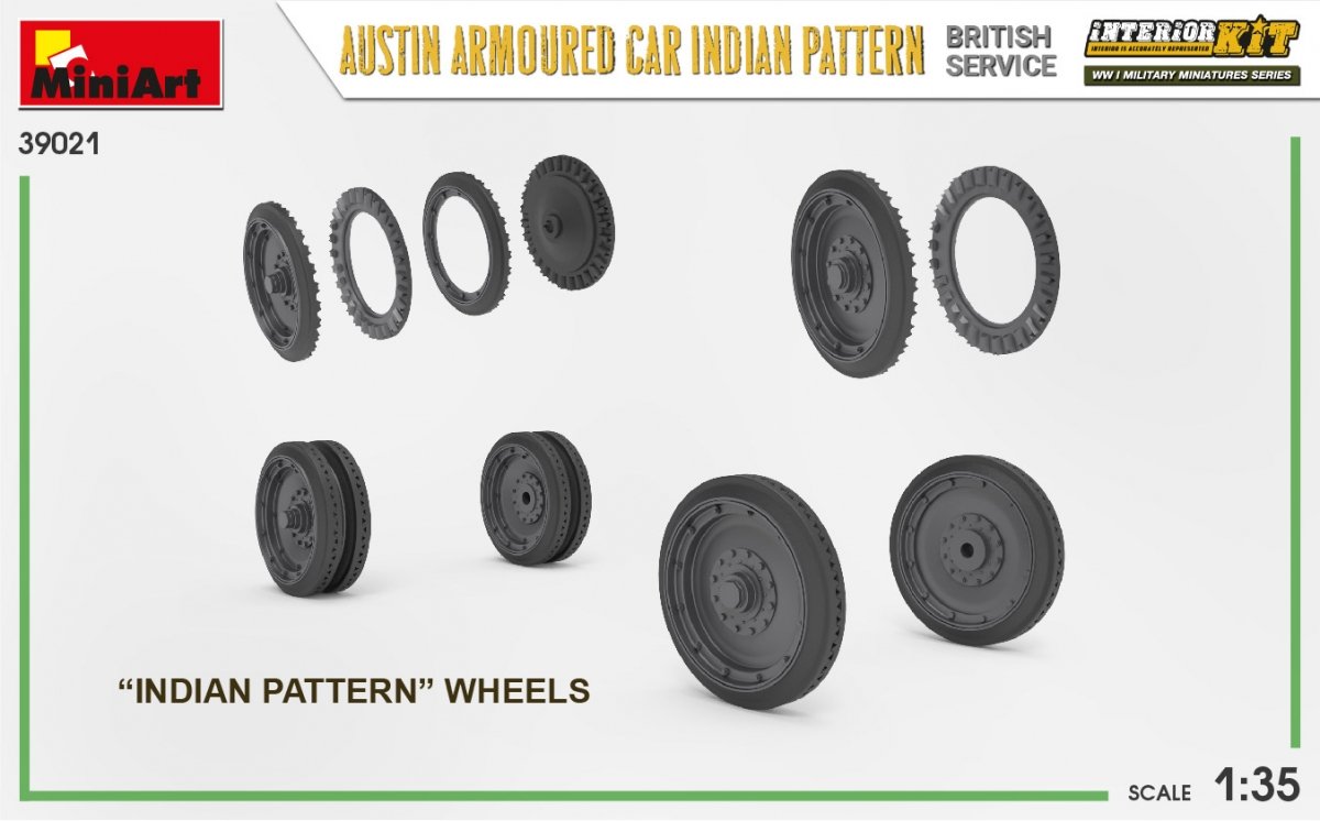 Miniart 39021 Voiture blindée Austin, modèle indien. Service britannique. Maquette intérieure 1/35 – image 10