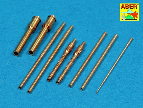 Aber A48111 Armament for German fighter Focke-Wulf Fw 190 A-7 up to A-10 and D-9; 2x MG 131; 4xMG 151; pitot tube 9 1/48