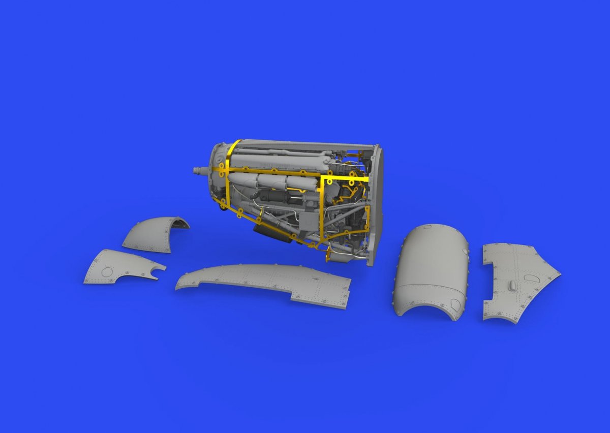 Eduard 648582 Spitfire Mk. I engine for Eduard 1/48 – imagen 2