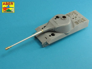 Aber 35l-232 10,5cm KwK L/70 barrel with perforated muzzle brake for German Pz.Kpfw. VII Lowe or VK 7201(K) 1/35 – immagine 4