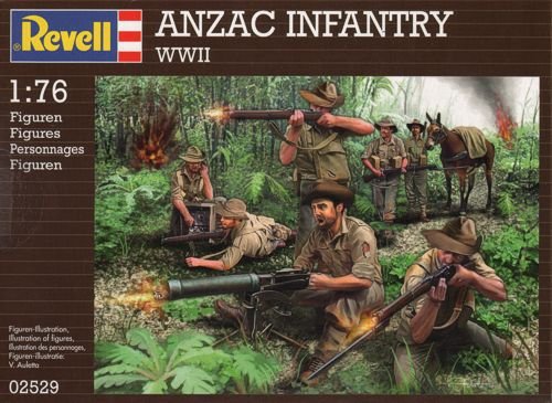 Revell 02529 Infanterie Anzacs Seconde Guerre mondiale 1/76