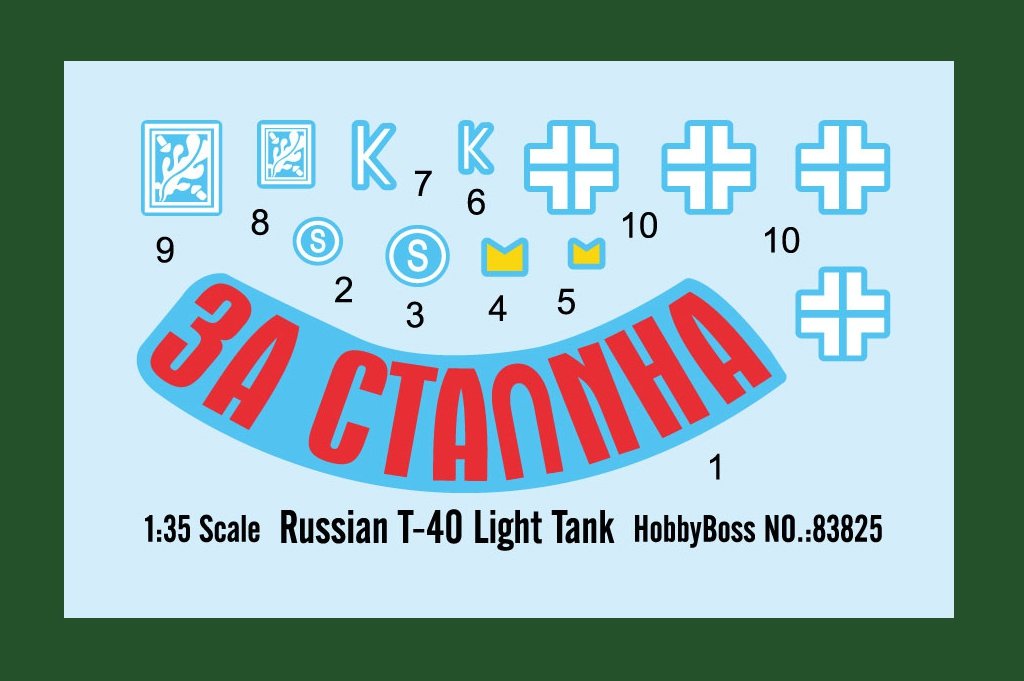 Hobby Boss 83825 Russian T-40 Light Tank 1/35 – imagen 3