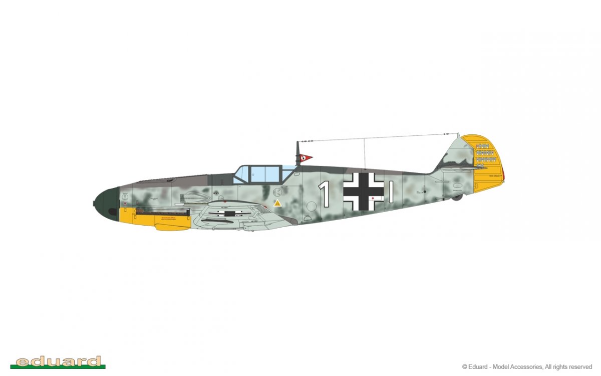 Eduard 70154 Bf 109F-2 ProfiPACK 1/72 – zdjęcie 4