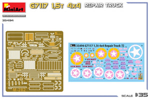 MiniArt 35494 G7117 1,5T 4x4 Repair Truck 1/35 – immagine 5
