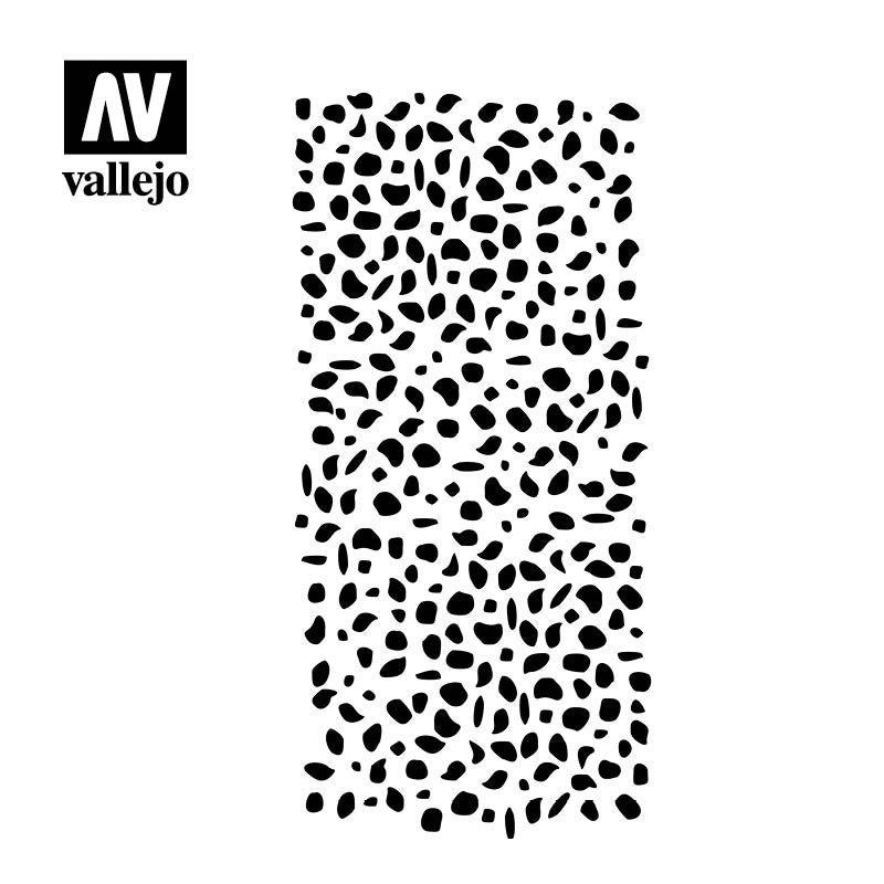 Vallejo ST-CAM002 Luftwaffe WWII Spots Camo Stencil 1/32 – Bild 2