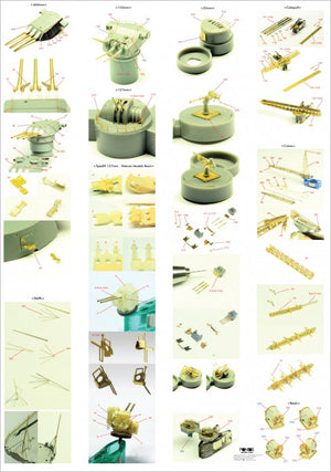 Pontos 35003F1 Kit de détails pour le Yamato IJN (1/350) – image 3