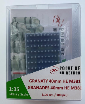 Point of no Return 3522012 Granaty 40mm HE M381 1/35 – Bild 2