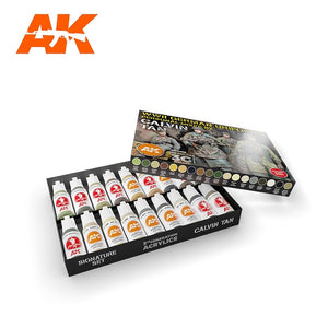 AK Interactive AK11759 SIGNATURE SET – CALVIN TAN 3G COLORS 3GEN SET 18x17 ml – immagine 2