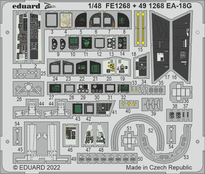 Eduard 491268 EA-18G HOBBY BOSS 1/48