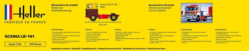 Heller 56773 Starter Kit - Truck LB-141 1/24 – immagine 3