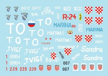 Star Decals 48-B1002 T-55A Tanks # 2. Balkan War. War in the Balkans and Ex-Yugoslavia 1/48 – imagen 3