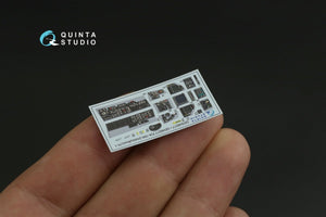 Intérieur imprimé en 3D et coloré sur papier décalcomanie Quinta Studio QDS-48277 F/A-18A (HobbyBoss) (Petite version) 1/48 – image 4