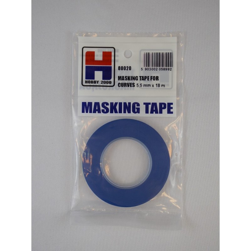 Hobby 2000 80020 Masking Tape For Curves 5,5mm x 18m