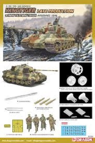 Dragon 6232 Kingtiger Late Production w/New Pattern Track Ardennes 1944 1/35 – imagen 2