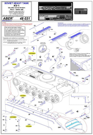 Aber 48031 KW 1 Late Tank with Narrow Fenders Tamiya 1/48 – image 3
