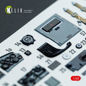 Kelik K48143 Do-217 N/J - interior 3D decals for ICM kit 1/48