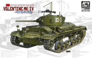 AFV Club 35199 Char d&amp;#39;infanterie britannique Valentine Mk.IV - Version soviétique (1/35)